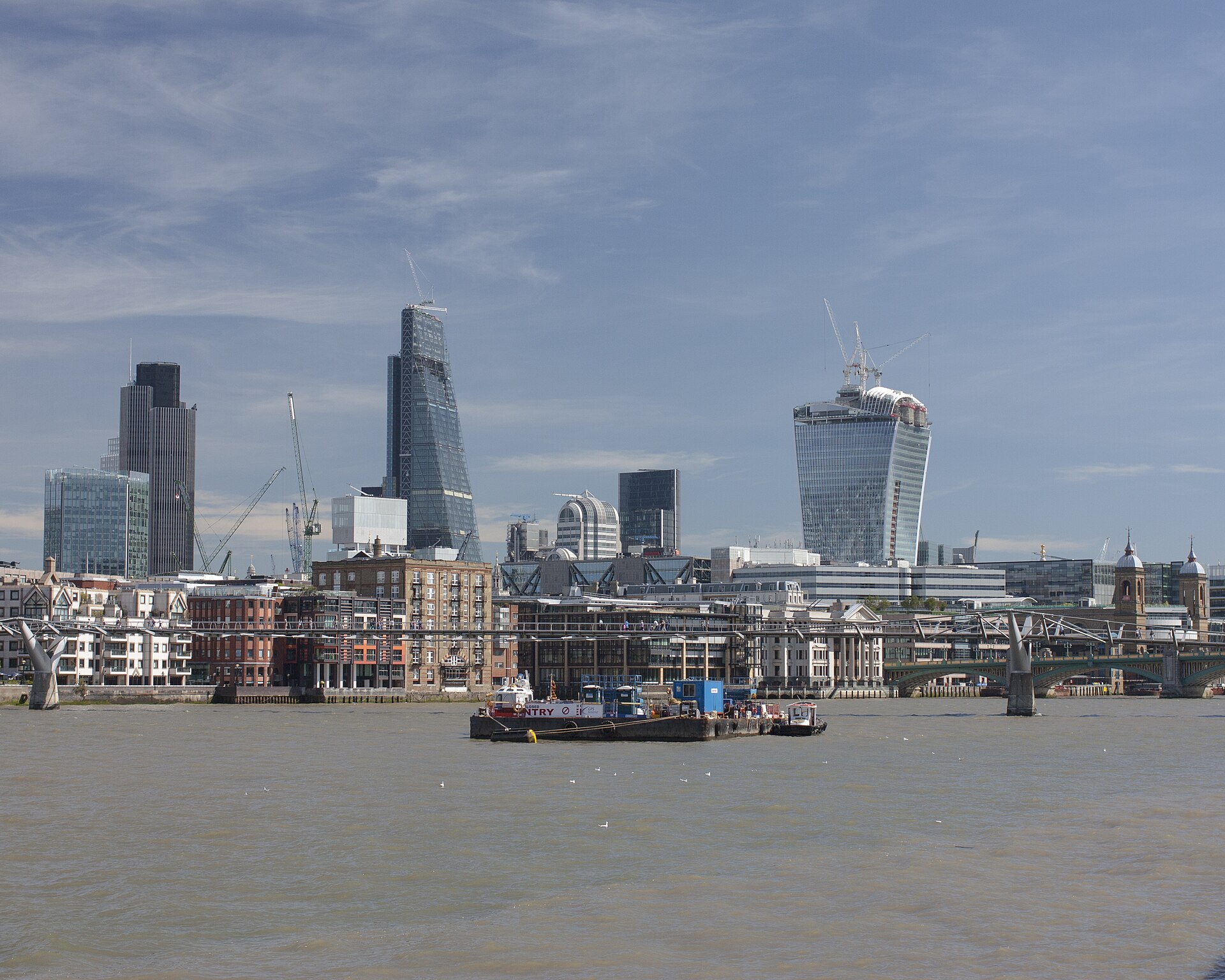 Office towers of the City of London