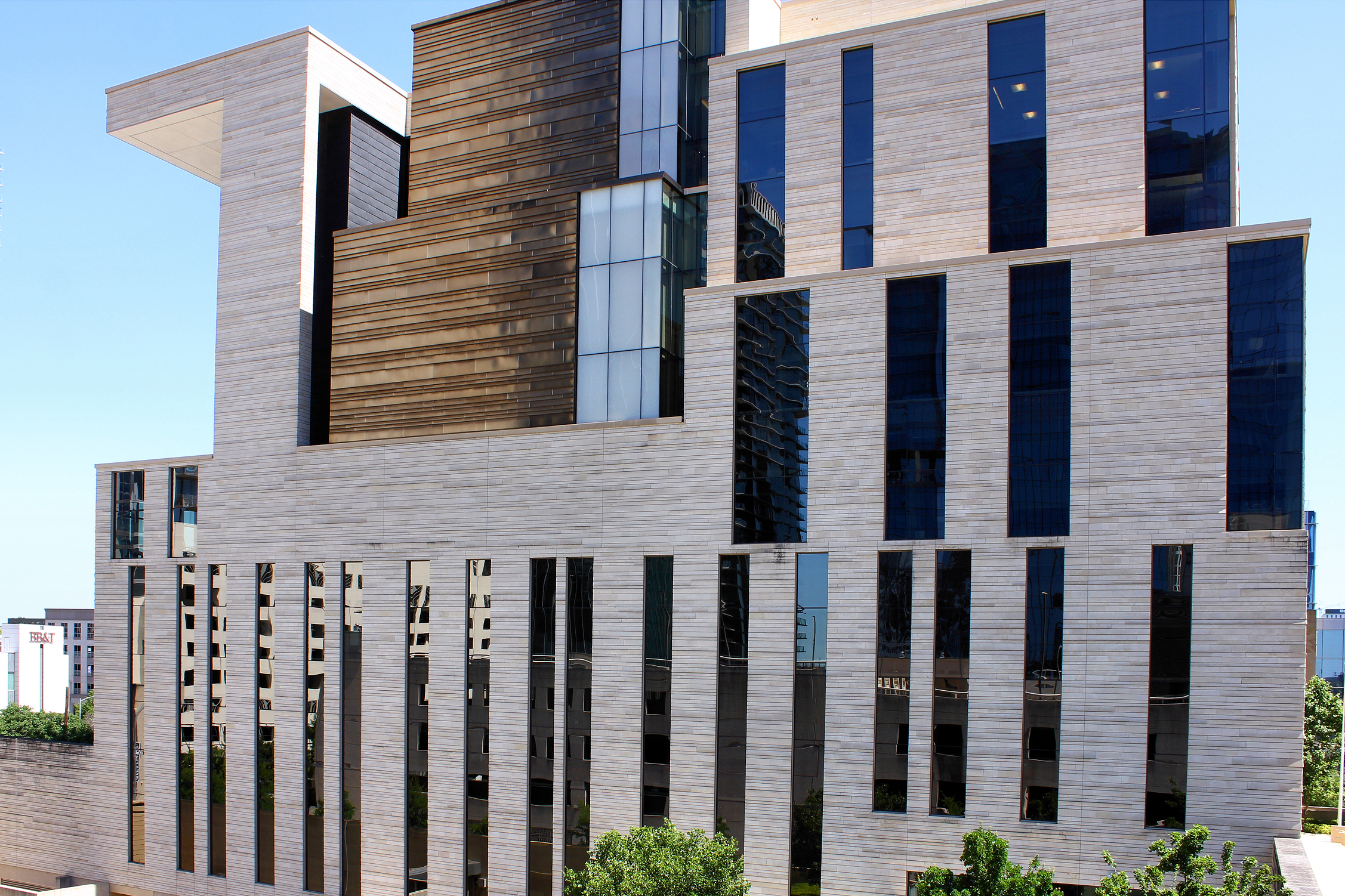 South side of the United States Courthouse in Austin, Texas